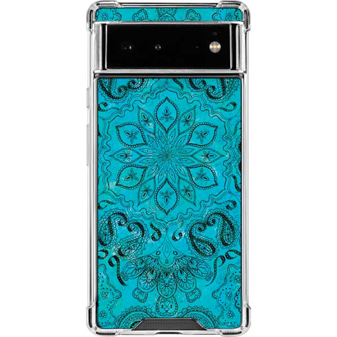 Blue Zen Ginseng Google Pixel 6 Clear Case
